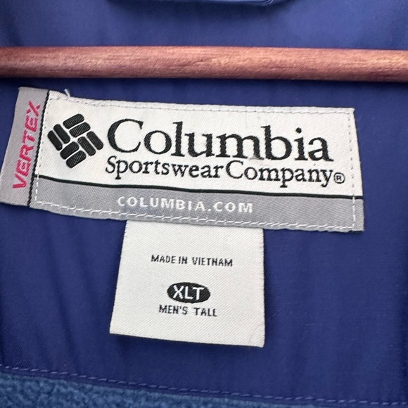Columbia Men’s Blue Parka XL Tall - Picture 4 of 8